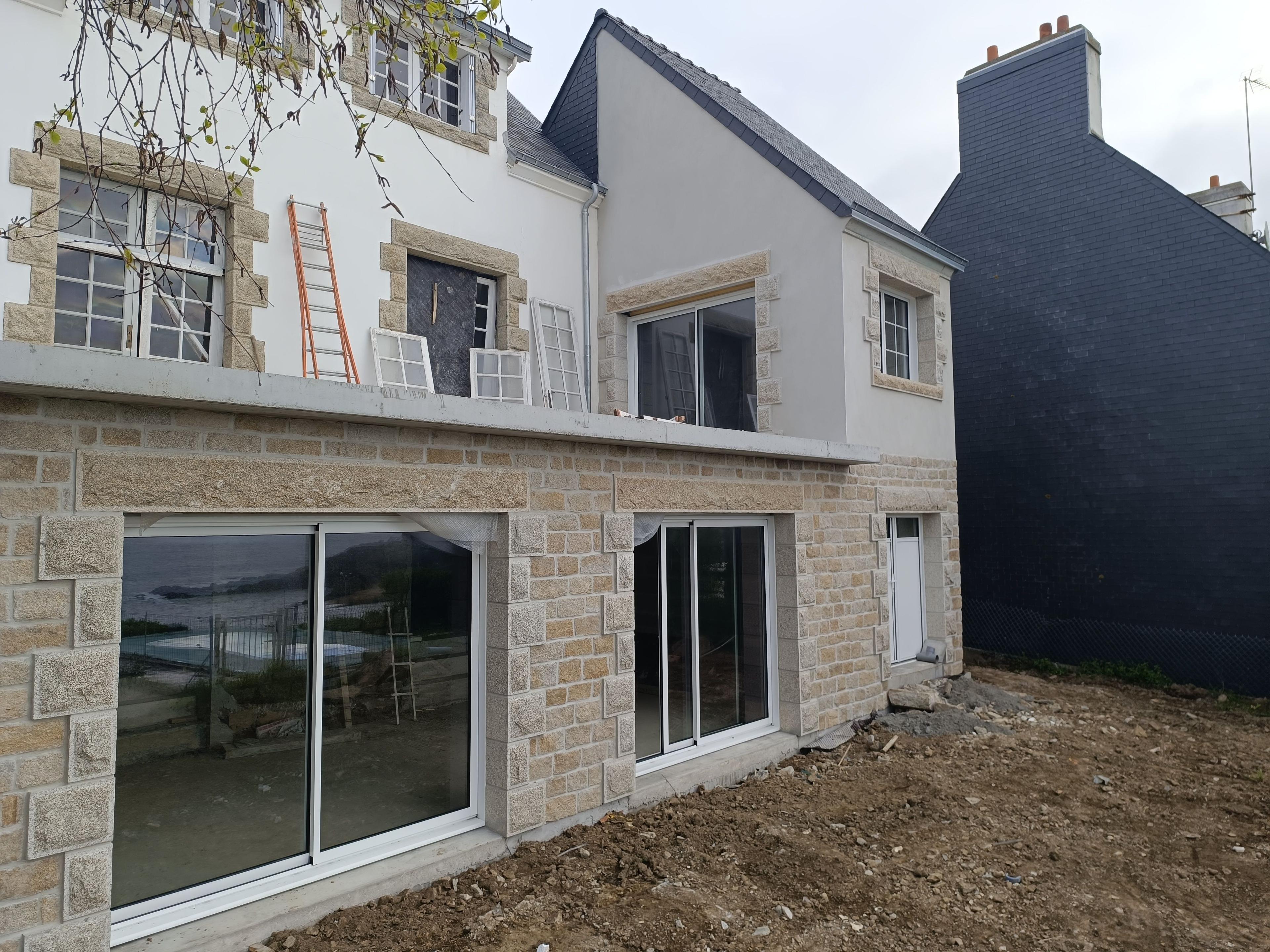 Création d'une extension de maison